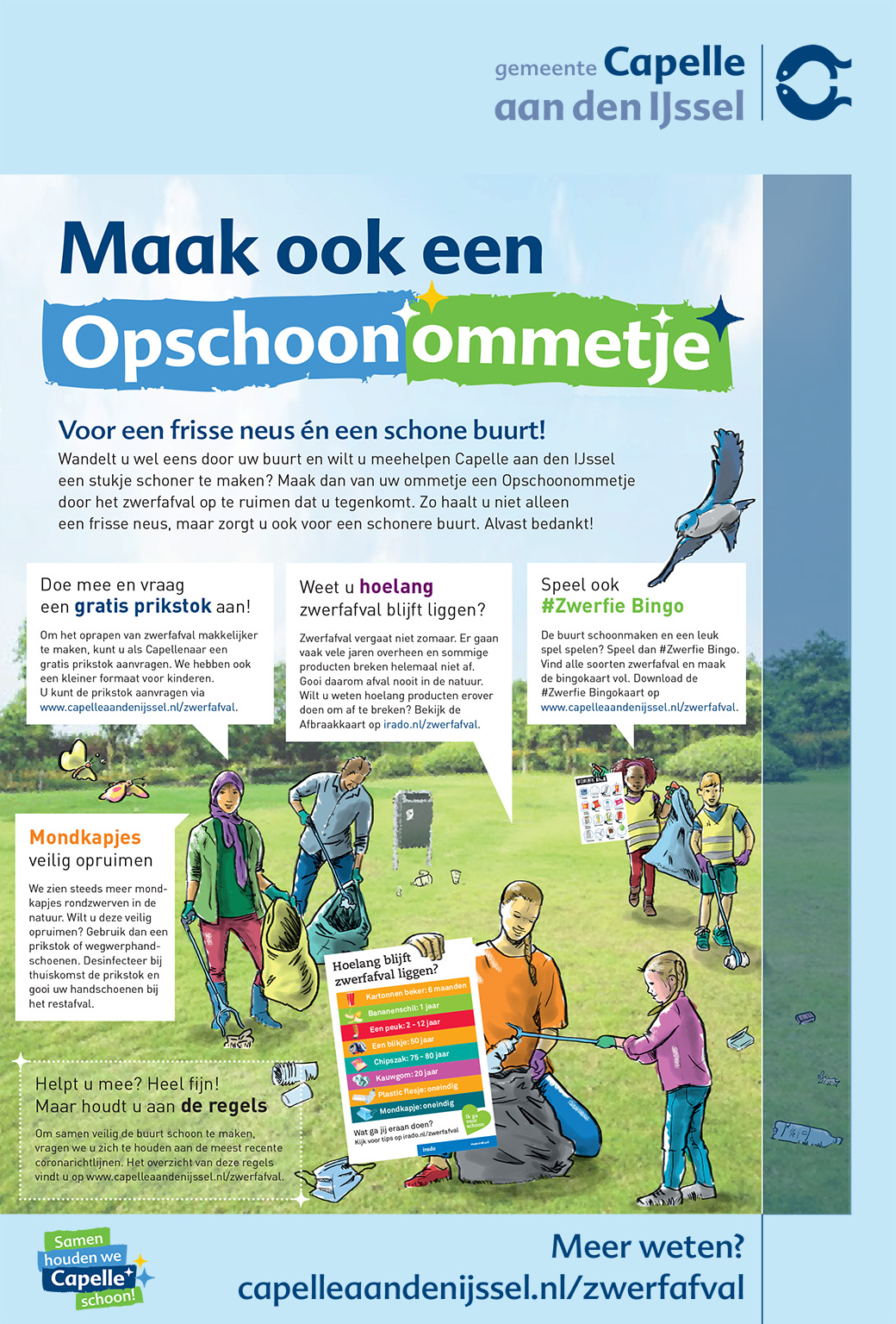advertentie opschoonommetje - Irado