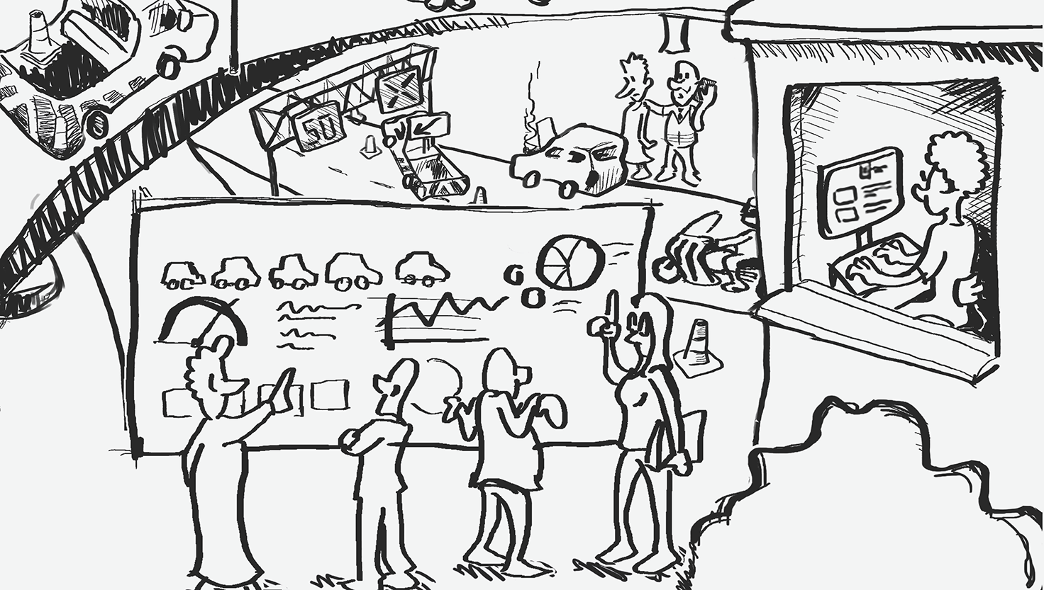 Illustratie rijkswaterstaat kennisfestival.