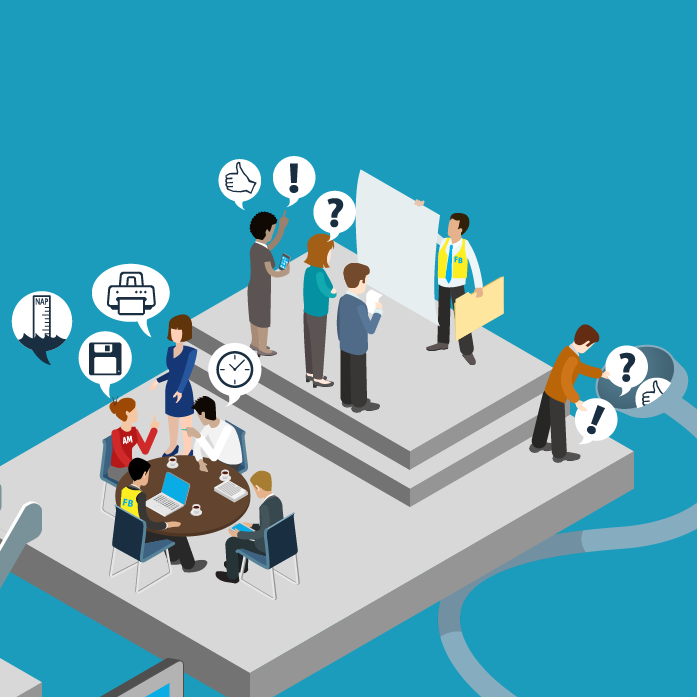 Detail uit de infographic 'de werkwijze van functioneel beheer'.